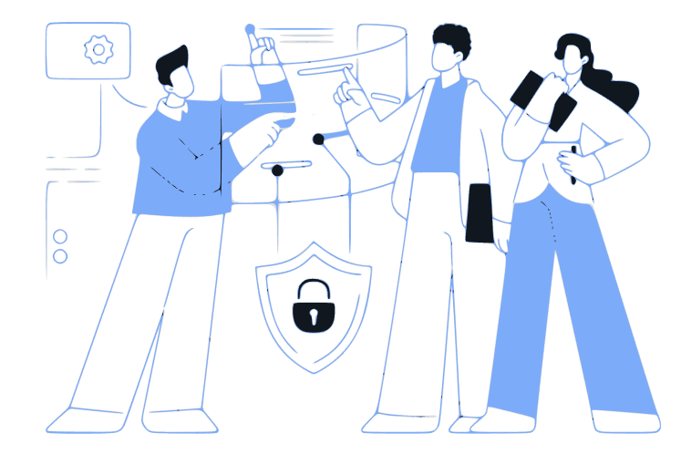 Landing page illustration